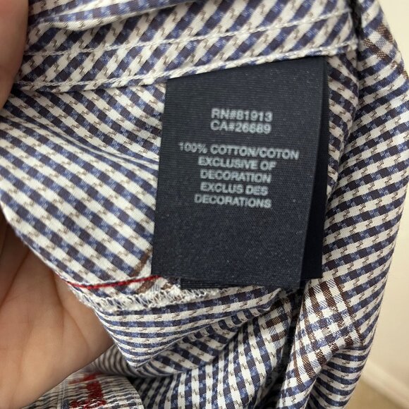 Robert Graham Flip Cuff Geometric Print Button Down Size‎ 2XL - Picture 7 of 8